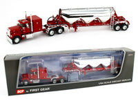 
              2021 DCP 1:64 RED MACK SUPER-LINER Semi w/HEIL 3-Drop PNEUMATIC TANK TRAILER NIB
            