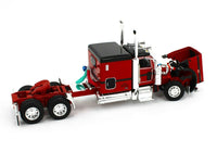 
              2021 DCP 1:64 RED Peterbilt 389 CHROME MAC Tri-Axle COAL END DUMP Trailer NIB
            