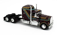 
              2023 DCP 1:64 *PLUM* Kenworth W900A Aerodyne & Utility 53' ROLL TARP TRAILER NIB
            