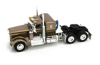 
              2021 DCP 1:64 *TAN* Kenworth W900A Fontaine Tri-Axle Magnitude Lowboy Flip Axle
            