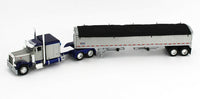 
              2021 DCP 1:64 SILVER & BLUE Peterbilt 379 w/WILSON Pacesetter GRAIN TRAILER NIB
            