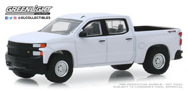 1:64 GreenLight *BLUE COLLAR 6* White 2019 Chevrolet Sivlerado 1500 Pickup *NIP*