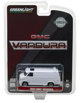 1:64 GreenLight *HOBBY EX* PLAIN WHITE1983 GMC Vandura VAN *NIP*