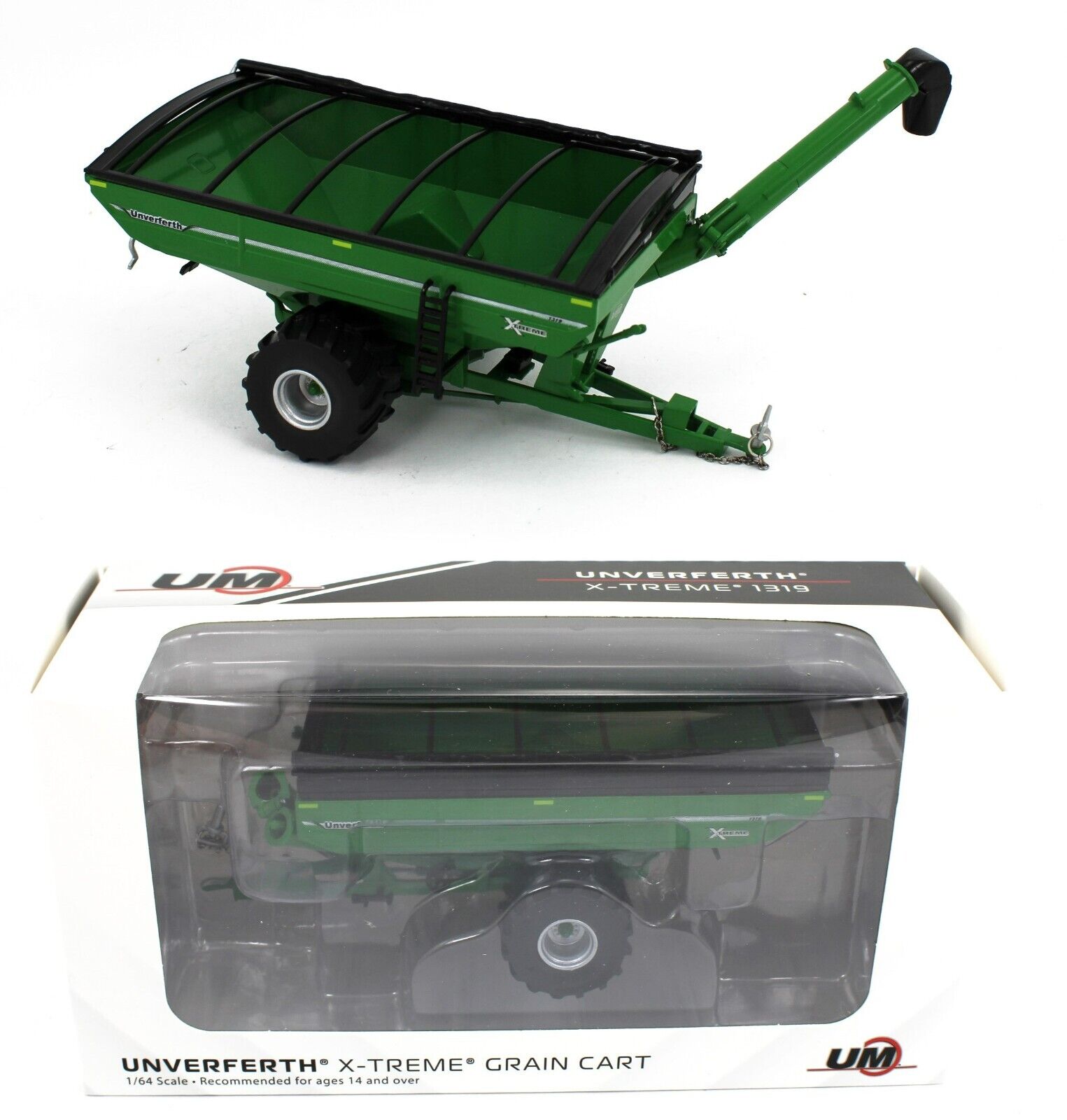2023 SPECCAST 1:64 *UNVERFERTH* GREEN X-treme 1319 *GRAIN CART