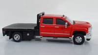 
              1:64 GreenLight *RED* 2018 Chevrolet Silverado 3500 HD DURAMAX DUALLY FLATBED
            