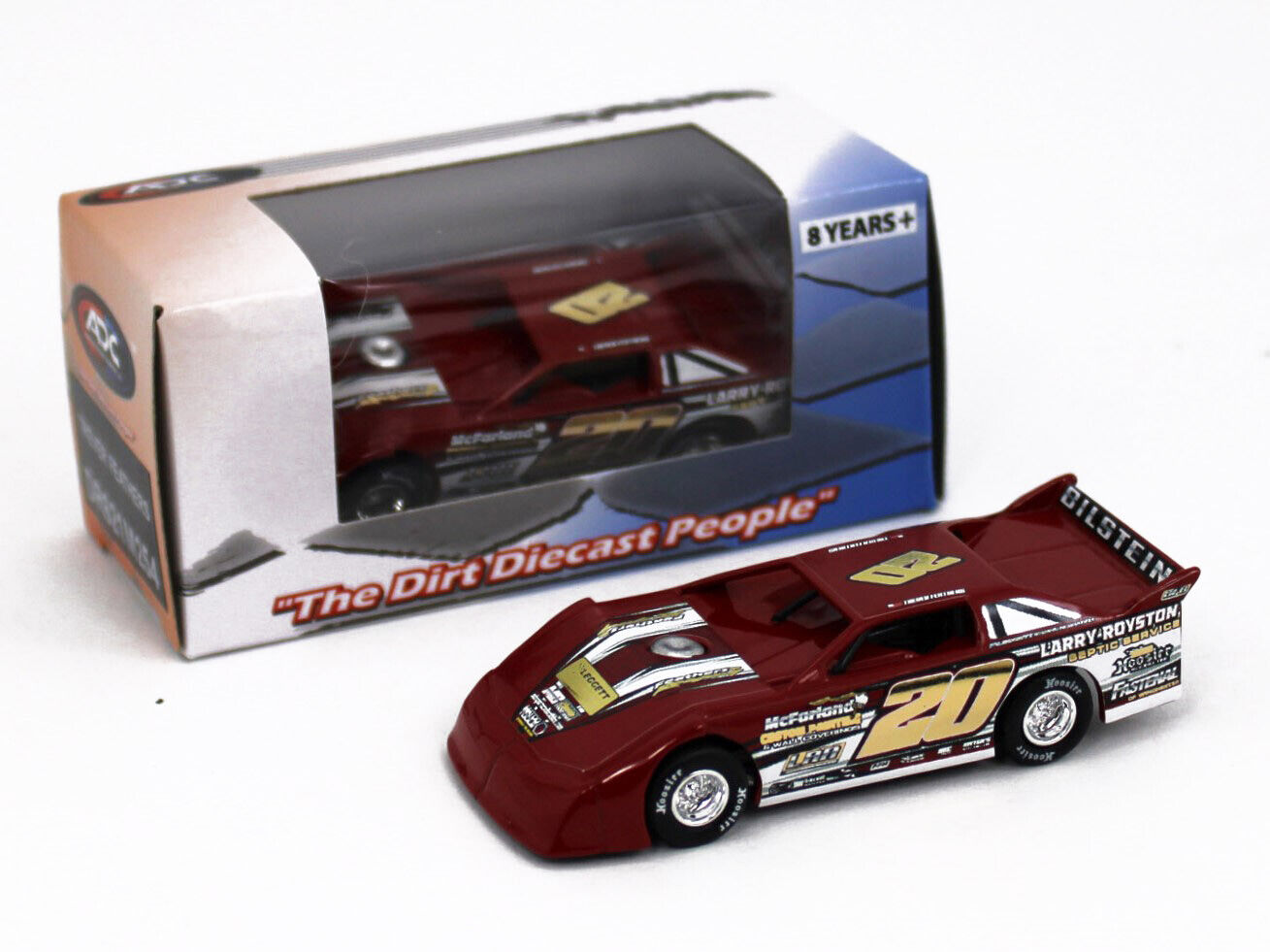 1:64 ADC Dirt Late Model *TREVER FEATHERS* #20 McFarland