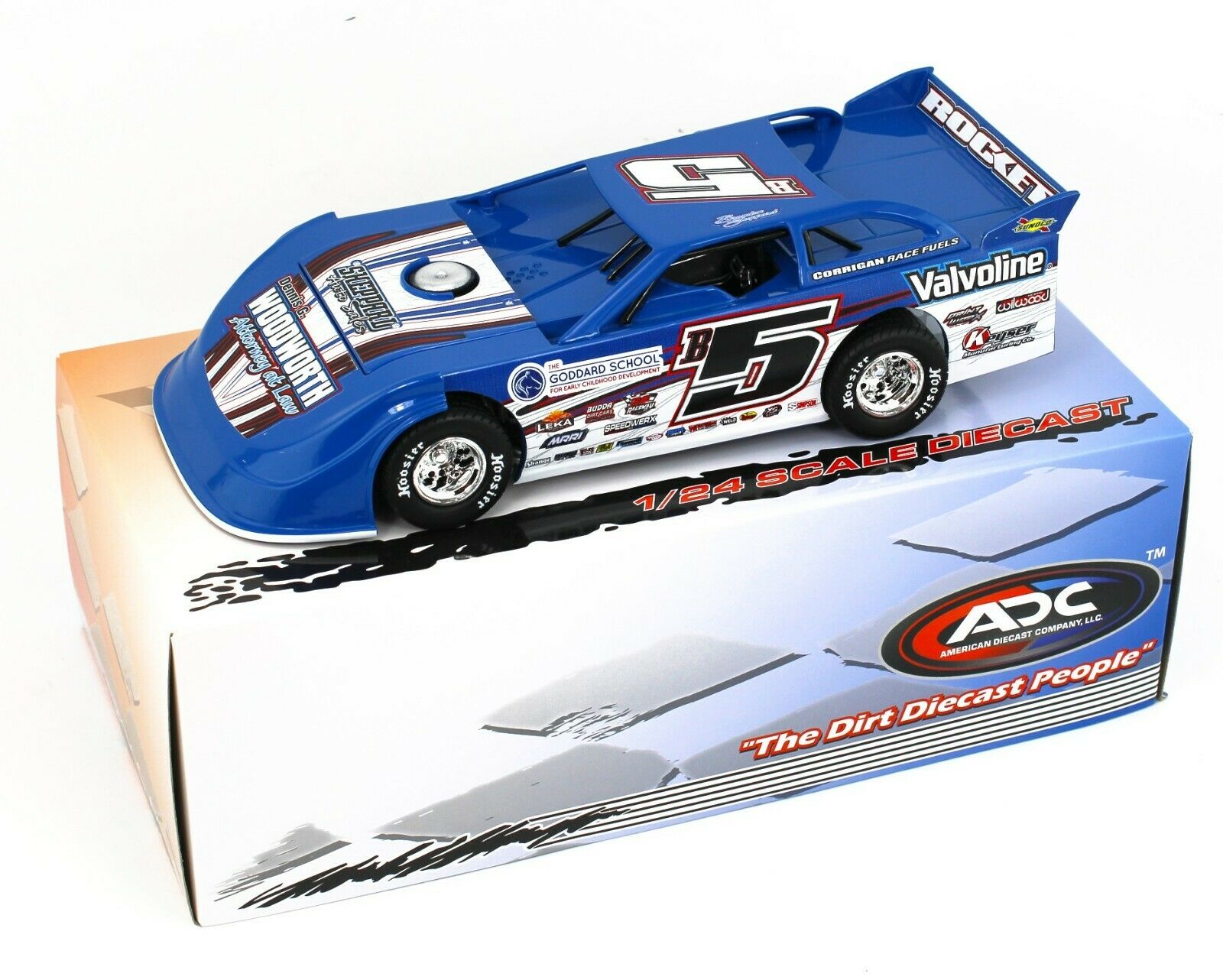 1:24 ADC Dirt Late Model *BRANDON SHEPPARD* #B5 Valvoline 2020