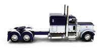 
              2023 DCP 1:64 *PURPLE* Peterbilt 389 63" Flattop & CHROME MAC Dump Trailer NIB
            