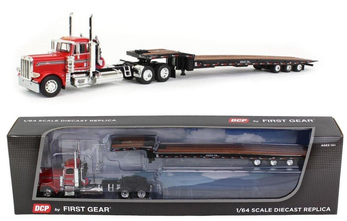 2023 DCP 1:64 *RED & BLACK* Peterbilt 379 DAY CAB w/TALBERT 5553