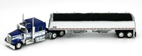 
              2022 DCP 1:64 *BLUE & WHITE* Kenworth W900L w/WILSON COMMANDER GRAIN TRAILER NIB
            