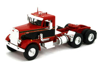 
              2022 DCP 1:64 *RED & BLACK* Peterbilt 351 w/Tri-Axle TALBERT Lowboy Trailer NIB
            