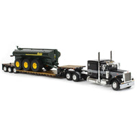 
              1:64 DCP *HUSKY* Black PETERBILT 379 Semi & Lowboy w/27500L Spreader *NIB*
            