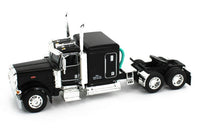 
              2021 DCP 1:64 BLACK Peterbilt 389 CHROME MAC Spread-Axle Half Round End Dump NIB
            