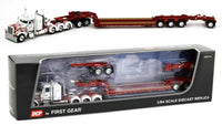 
              2022 DCP 1:64 *WHITE* Peterbilt 389 Tri-Axle w/Magnitude HEAVY HAUL Lowboy NIB
            