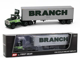 2022 DCP 1:64 *BRANCH MOTOR EXPRESS* Ford LT-9000 & 40' Vintage Dry Good Trailer