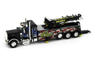 
              2022 DCP 1:64 *BIG BOYS* Black US FLAG Peterbilt 389 CENTURY ROTATOR WRECKER NIB
            