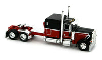 
              2022 DCP 1:64 *BLACK & RED* Peterbilt 389 Flattop w/Talbert 5553TA Trailer *NIB*
            