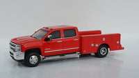 
              1:64 GreenLight *RED* 2018 Chevrolet Silverado 3500 HD DUALLY SERVICE TRUCK
            