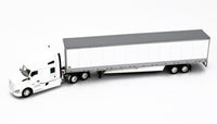 
              2022 DCP *WHITE* KENWORTH T680 Semi w/53' Wabash Dry Good Trailer w/Skirts NIB
            