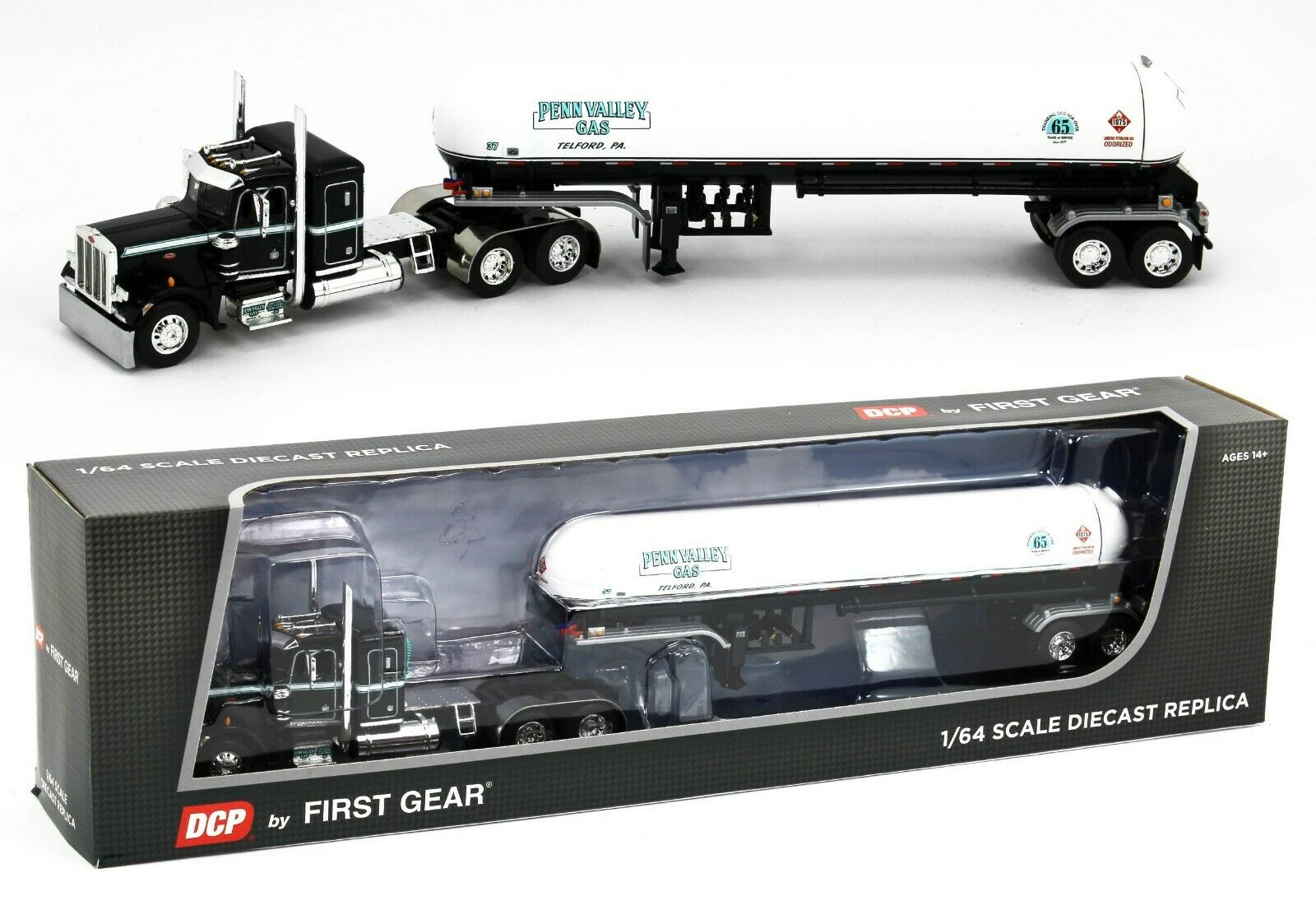 Dcp 1/64 Peterbilt Bianco Verde Verde Acqua 359 36 Set Cabina Con Dcp 1/64 Peterbilt Bianco Verde Verde Acqua 359 36 Set Cabina Con