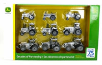 
              2020 ERTL 75th Anni 1:64 *JOHN DEERE* SILVER CHASE 9pc Decades Set 1 of 75
            