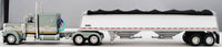 
              2022 DCP 1:64 *GREEN & SILVER* Peterbilt 389 63" Flattop w/Wilson GRAIN TRAILER
            