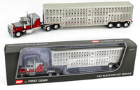 
              2021 DCP 1:64 RED & SILVER MACK SUPER-LINER w/Wilson TRI-AXLE LIVESTOCK NIB
            