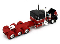 
              2022 DCP 1:64 *BLACK & RED* Peterbilt 389 Tri-Axle w/Magnitude Lowboy NIB
            