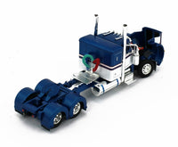 
              2022 DCP 1:64 *BLUE WHITE* Peterbilt 359 36" Flattop w/Wilson GRAIN TRAILER NIB
            