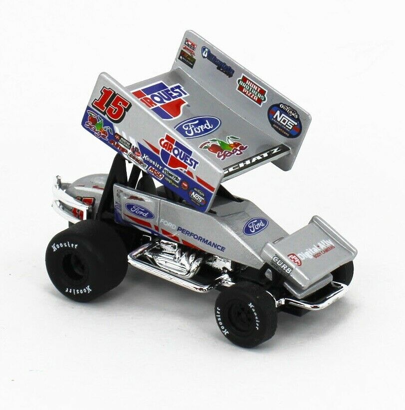 Modèle Réduit 15 Sage/carquest Midget Sprint Car *donny Schatz* 1/18 - Foto 3