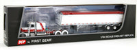 
              DCP 1:64 WHITE RED Peterbilt 389 Semi WHITE Lode King Distinction Grain Trailer
            