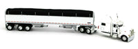 
              2022 DCP 1:64 *WHITE* Peterbilt 389 70" w/WILSON 50' Tri-Axle Grain Trailer NIB
            