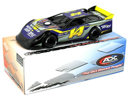 1:24 ADC Dirt Late Model *DAN ANGELICCHIO* #14 Royal Purple 2020 DW220F243 NIB