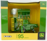 
              ERTL 1:64 JOHN DEERE *MODEL 95 COMBINE* CLEAR CAB GLASS *CORN & GRAIN HEAD* NIB
            