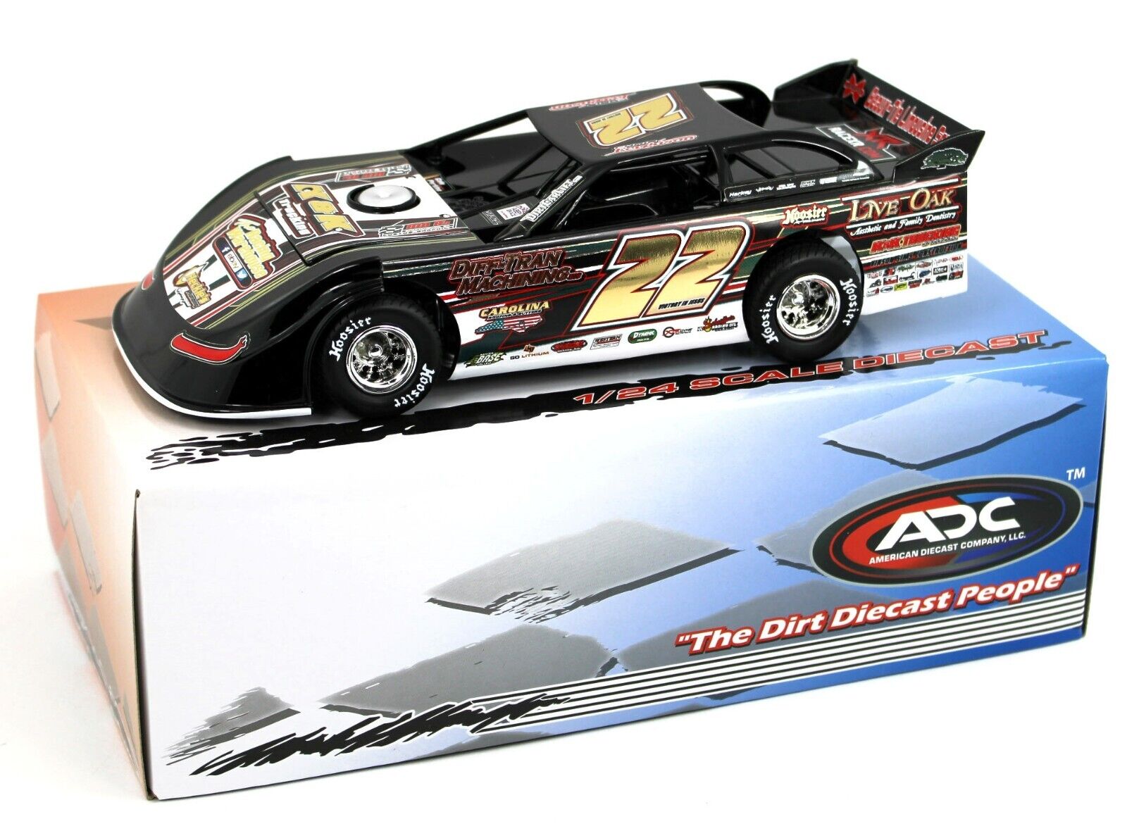 1:24 ADC Dirt Late Model *CHRIS FERGUSON* #22 LIVE OAK DW221M310 NIB ...