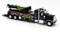 
              2022 DCP 1:64 *BIG BOYS* Black US FLAG Peterbilt 389 CENTURY ROTATOR WRECKER NIB
            