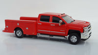 
              1:64 GreenLight *RED* 2018 Chevrolet Silverado 3500 HD DUALLY SERVICE TRUCK
            