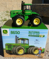 
              2016 ERTL 1:64 JOHN DEERE 8650 w/DUALS *TOY FARMER NATIONAL FARM SHOW* NFTS NIB
            