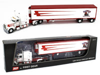 
              DCP 1:64 *DAWES* Peterbilt 389 63" Midroof 53' Spread-Axle Reefer Trailer NIB
            