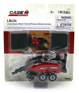 ERTL 1:64 CASE IH LB434 Large Square Baler with 4 HAY BALES *NIP*