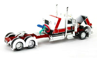 
              DCP 1:64 WHITE RED Peterbilt 389 Semi WHITE Lode King Distinction Grain Trailer
            