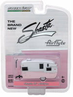 
              1:64 GreenLight HOBBY EXCLUSIVE PINK & WHITE Shasta Airflyte Camper HITCH & TOW
            