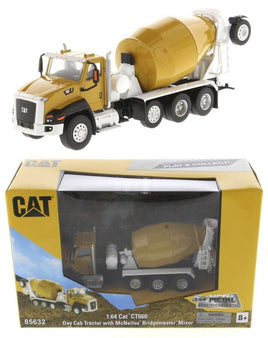 1:64 DIECAST MASTERS CATERPILLAR CAT CT660 McNeilus Bridgemaster Mixer *NIB*
