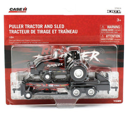 ERTL 1:64 CASE IH *RED RUMBLER* TRACTOR PULLER* w/PULLING SLED SET NIP