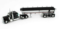 
              2021 DCP 1:64 BLACK Peterbilt 389 CHROME MAC Spread-Axle Half Round End Dump NIB
            