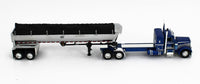 
              2022 DCP 1:64 BLUE Stretched Peterbilt 379 36" Flat MAC Half Round End Dump NIB
            