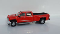 
              1:64 GreenLight *RED* 2018 Chevrolet Silverado 3500 HD DURAMAX DUALLY Pickup NIP
            