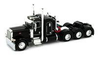 
              2022 DCP 1:64 *BLACK* Peterbilt 389 Tri-Axle w/Magnitude HEAVY HAUL Lowboy NIB
            