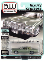 
              2020 AUTO WORLD 1:64 *PREMIUM 5A* LIDO GREEN 1975 Cadillac Eldorado NIP
            