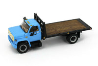 
              NEW 2021 1:64 DCP *BLUE & BLACK* Chevrolet C65 Tandem-Axle FLATBED TRUCK NIB
            